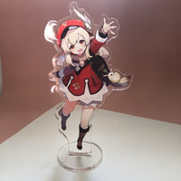 Genshin Impact Figure Stand Model Plate Desk Decor-keychain-Golonzo