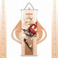 Genshin Impact Scroll Canvas Wall Hanging Painting-Painting Canvas-Golonzo