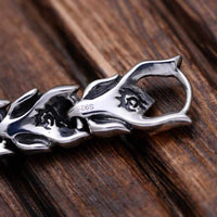 Genuine 925 Sterling Silver Heavy Dragon Scale Bracelet-Bracelet-Golonzo