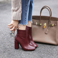 Women's Ankle Boots-Ankle Boots-Golonzo