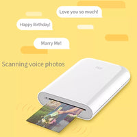 Portable Photo Printer 300dpi for Smartphone Works With Mi Homes App-Printers, Copiers & Fax Machines-Golonzo