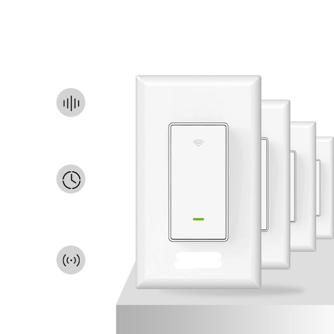 Smart Switch - Wi-fi Light Switch Compatible With Alexa And Google Assistant-Light Switches-Golonzo