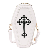 Gothic Coffin Shoulder Bag Cross Designer-Shoulder Bags-Golonzo
