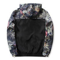 Slim Fit Floral Bomber Jacket-Coats and Jackets-Golonzo
