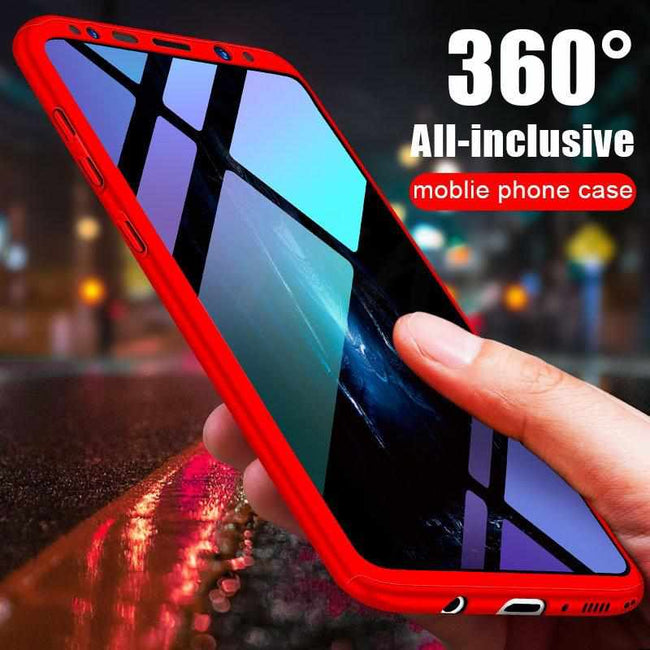 360 Full Cover Shockproof Phone Case For Samsung Galaxy S9 S8 Plus - Hard Protective Cover For Samsung S6 S7 Edge Note 8-Mobile Phone Case-Golonzo