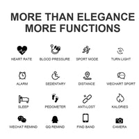 Smart Watch Bracelet Lady Women Heart Rate Sleep Monitor-Watch Bands-Golonzo