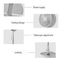 Portable Fan USB Rechargeable-Fans-Golonzo
