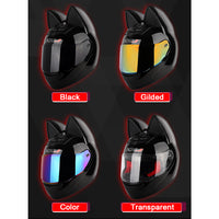 Cat Ear Motorcycle Helmet-Motorcycle Helmets-Golonzo