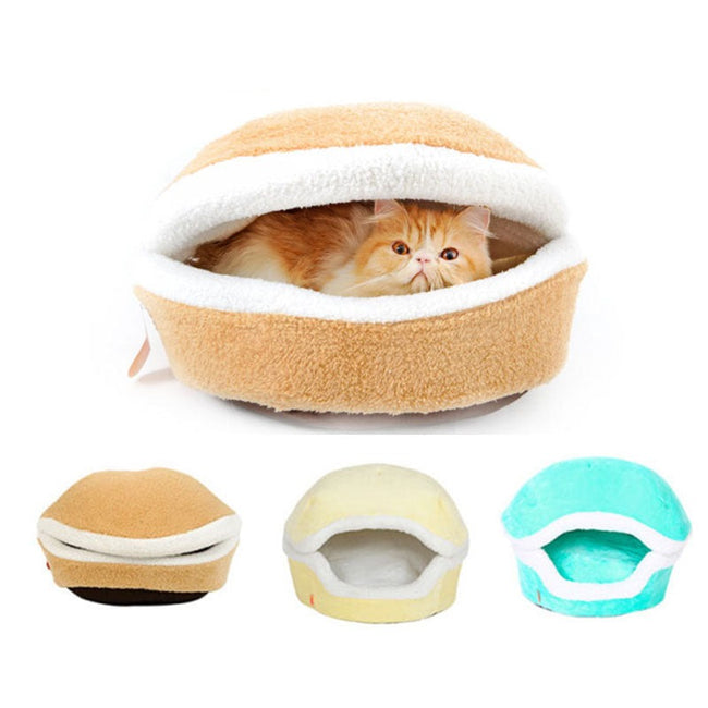 Deluxe Hamburger Cat Bed-Cat Bed-Golonzo