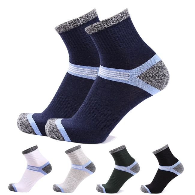 5Pairs Fashion High Quality Cotton Casual Men Sporting Socks-Socks-Golonzo