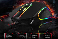 V30 Wired USB Gaming Mouse - 3500 DPI Backlight Professional Support Macro Programming-Mice & Trackballs-Golonzo