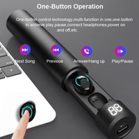 Wireless Bluetooth Earbuds - 6D Stereo Mini Earbuds-Headphones and Headset-Golonzo