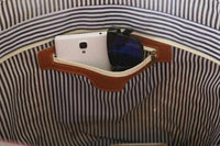 Straw Beach Tote Bag with Tassel-Handbags-Golonzo