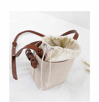 Straw Bucket Bag-Handbags-Golonzo