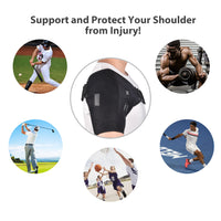 Shoulder Support Brace Pain Relief - Heat Therapy Shoulder Brace For Women Men-Supports & Braces-Golonzo