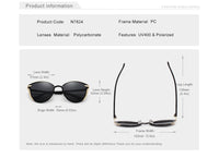 Women Cat Eye Polarized Sunglasses-Sunglasses-Golonzo