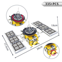 Space station Saturn V Rocket Building Blocks City Shuttle satellite Astronaut-Toys-Golonzo