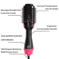 Professional Hair Dryer Brush - Multi Function Electric Hair Dryer-Curling Irons-Golonzo