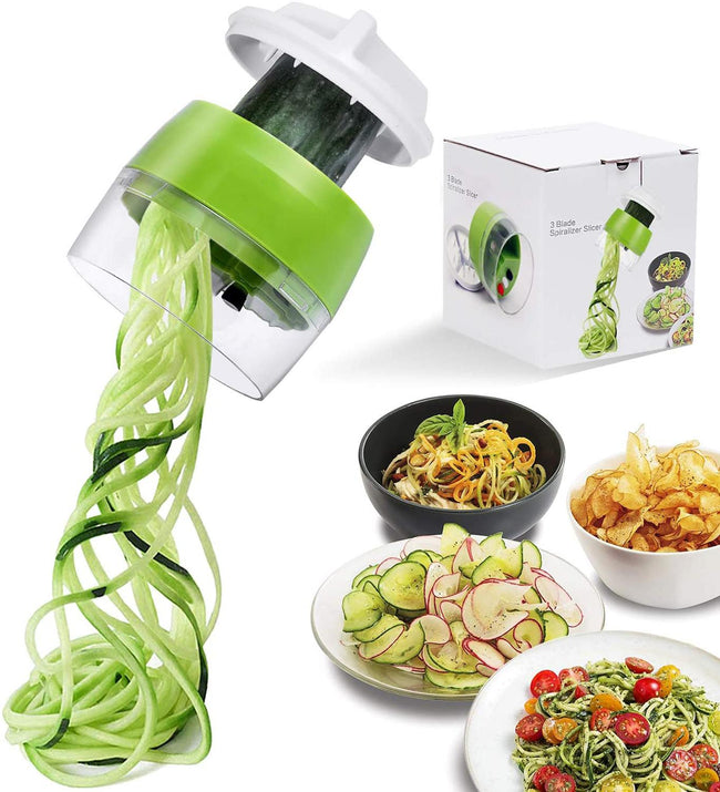 Handheld Spiralizer Vegetable Fruit Slicer-Kitchen Slicers-Golonzo