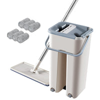 Hand Free Squeeze Mop with Bucket-Mops-Golonzo