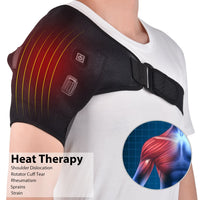 SHOULDER PAIN RELIEF - Heat Therapy Shoulder Brace-Massage & Relaxation-Golonzo