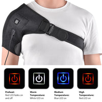 SHOULDER PAIN RELIEF - Heat Therapy Shoulder Brace-Massage & Relaxation-Golonzo