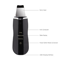 Ultrasonic Deep Face Cleaning Machine Skin Scrubber-Skin Care Tools-Golonzo