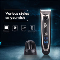 Professional Rechargeable Hair Clipper/Trimmer LED Display Hair Cutting Machine-Hair Clipper & Trimmer-Golonzo