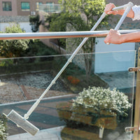 High rise Window Cleaning Glass Cleaner Brush For Washing Window Squeegee Microfiber Extendable Window Scrubber Cleaning-Ultrasonic Cleaners-Golonzo