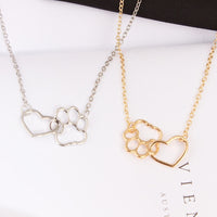 Pet Paw&Heart Necklaces-Necklace-Golonzo