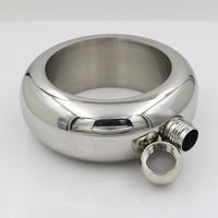 Stainless Steel Wine Hip Flask Bracelet Shaped Whiskey Drinkware-Bracelets-Golonzo
