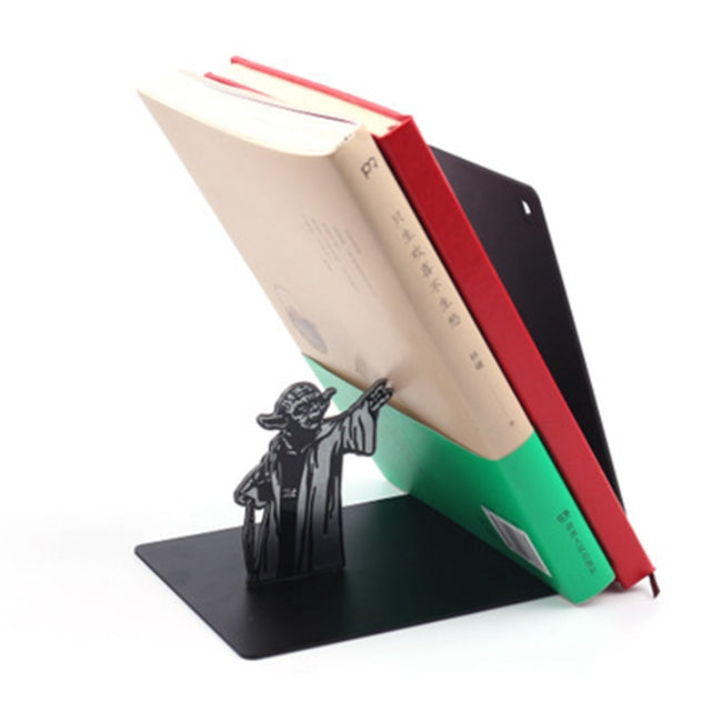 Master Yoda Metal Bookrack Bookend BookShelf Book Holders-bookcase-Golonzo