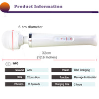 Magic Wand Vibrators for relaxing - USB Charge-Vibrators-Golonzo
