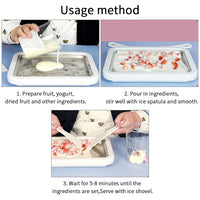 Plain and Cute Ice Cream Roll Maker-Ice Cream Makers-Golonzo