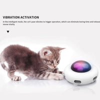 Interactive Auto UFO Pet Turntable Catching Training-Cat Toys-Golonzo