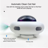 Interactive Auto UFO Pet Turntable Catching Training-Cat Toys-Golonzo