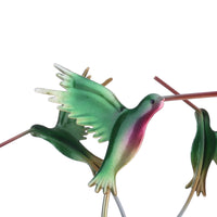 Iron Art Craft Outdoor 3D Wind Spinner Reflective Painting and Rustless Windmill-Garden-Golonzo