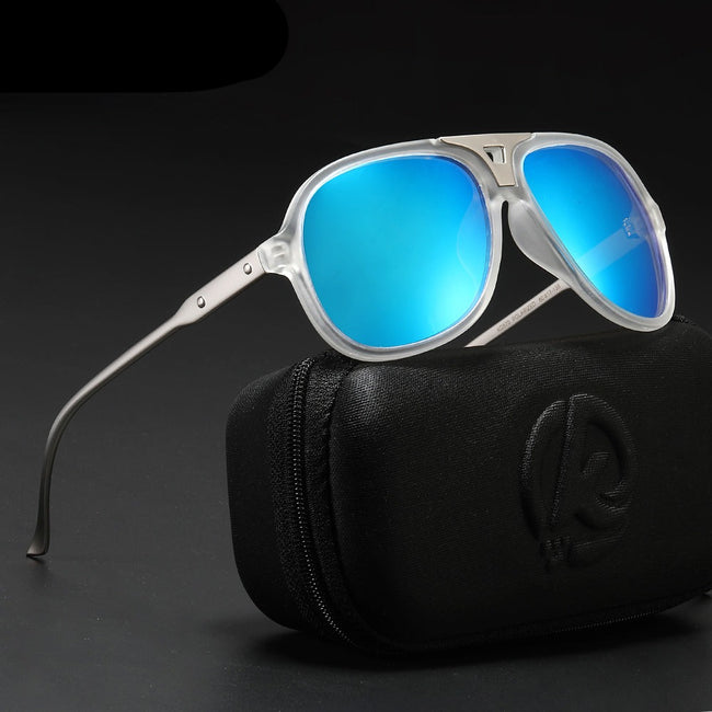 Full-rim Pilot Photochromic Polarized Sunglasses-Sunglasses-Golonzo