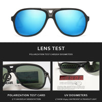 Full-rim Pilot Photochromic Polarized Sunglasses-Sunglasses-Golonzo
