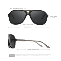 Full-rim Pilot Photochromic Polarized Sunglasses-Sunglasses-Golonzo