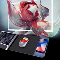 Mobile Phone Qi Wireless Charging Mouse Pad-Mouse Pads-Golonzo