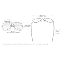 Titanium Alloy Polarized Sunglasses - Pilot Mirror Eyewear-Sunglasses-Golonzo