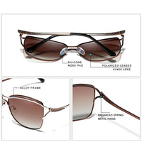 Retro Womens Polarized Sunglasses-Golonzo