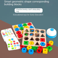 Kids Geometric Shape Color Matching Puzzle-Puzzles-Golonzo
