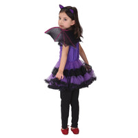 Kids Girls Violet Fancy Costume for Halloween-Costumes-Golonzo