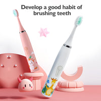 Kids Electric Toothbrush With 5 Brush Heads-Toothbrushes-Golonzo