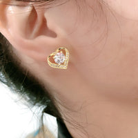 Jewelry Sets - Ring, Stud Earring, Necklace Heart Shape Gift for Women-Jewelry Sets-Golonzo