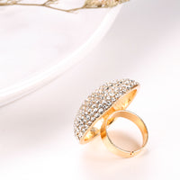 Jewelry Crystal Gift - Colorful Crysta Gold Color Rings-Rings-Golonzo
