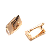 585 Rose Gold Glossy High Quality Dangle Earrings for Women-Earrings-Golonzo