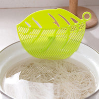 Leaf Shape Clean Rice Wash Sieve-Kitchen Tools & Utensils-Golonzo